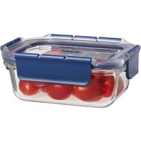 ベストコ ふた付き 耐熱ガラス 保存容器 長方形 380ml ロック&ロック トップクラス LBG422 4975970254202 1個