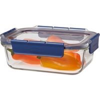 ベストコ ふた付き 耐熱ガラス 保存容器 長方形 1.0L ロック&ロック トップクラス LBG445 4975970254226 1個