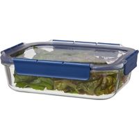 ベストコ ふた付き 耐熱ガラス 保存容器 長方形 1.6L ロック&ロック トップクラス LBG454 4975970254233 1個