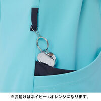 ナガイレーベン チュニック ネイビー+オレンジ L AY-4222 1枚（直送品）