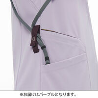 ナガイレーベン 男女兼用スクラブ パープル SS AY-5572 1枚（直送品）