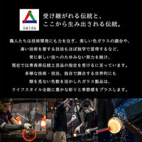 アデリア 津軽びいどろ あおもりの海盃津軽海峡 4963972798787 1個（直送品）