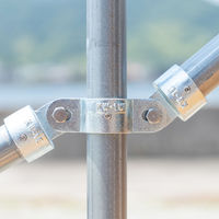 グリーンクロス 単管用ジョイント金具 Kタイプ 羽根付き エンドキャップ KW-1E 1個（直送品）