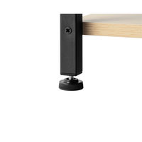 【軒先渡し】アイリスオーヤマ タワー型デスク 幅600×奥行420×高さ1275mm ナチュラル/ブラック 1台（直送品）