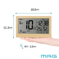 ノア精密 電波カレンダー時計 a35978 1個（直送品）