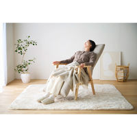 【軒先渡し】アイリスオーヤマ リクライニングウッドアームチェア アイボリー 1台（直送品）