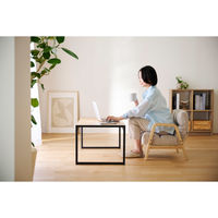 【軒先渡し】アイリスオーヤマ ウッドアームチェア Ｓサイズ アイボリー 1台（直送品）