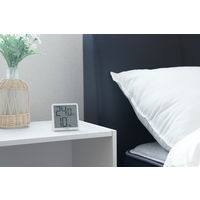 温湿度計 ドリテック デジタル温湿度計 リテーモ・シンプル ホワイト 1個