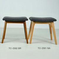 平インテリア産業 レッドオーク スツール ケインズ ナチュラル TC-2502 NA 1台（直送品）