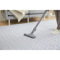 アイリスオーヤマ はがして洗える Ｈａｇａｓｈラグセット 杢キルト 幅1850×奥行1850mm グレー HAGSM25-1818 1セット（直送品）