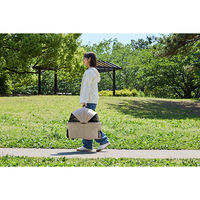 アイリスオーヤマ 3WAYペットカート TPC-990 ベージュ 1台（直送品）