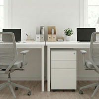 アスカ スチールワゴン ホワイト STW01W 1台（直送品）