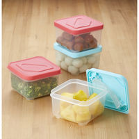 スマイルキッズ ふたがトングになる保存容器 350ml ATN-03MB 1個（直送品）