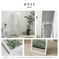 武田コーポレーション スタンドミラー24 ストーン調WH STD-24SWH 1箱(4個入)（直送品）