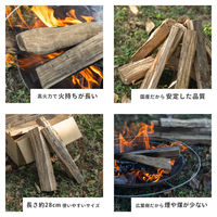 武田コーポレーション 国産広葉樹薪 箱入り MK-4 1箱(4個入)（直送品）