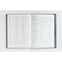 高橋書店 【2026年4月版】デスクダイアリー A5 見開き1週間 月曜始まり 黒 911 1冊（直送品）