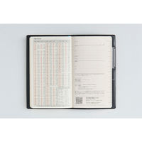高橋書店 【2026年4月版】ニューダイアリーミニ2 手帳判 片側1週間+ノート 月曜始 黒 831 1冊（直送品）
