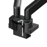 アール・エフ・ヤマカワ モニターアーム メカニカルスプリング式上締めタイプ デュアル ブラック RFMA-DT53-DUBK 1台（直送品）