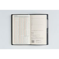 高橋書店 【2026年4月版】ニューダイアリーミニ1 手帳判 片側1週間+ノート 月曜始 黒 833 1冊（直送品）