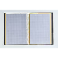 高橋書店 【2026年4月版】リングダイアリー A5 見開き1週間 月曜始まり 黒 972 1冊（直送品）