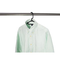 サワフジ スマートハンガークリップ付3PBK SMC-03(BK) 1個（直送品）