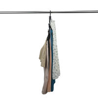 サワフジ スカートハンガーDX 4段 STDXー04 STDX-04(BK) 1個（直送品）