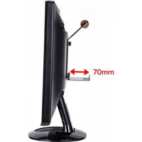 サンワサプライ VESAマウント取付けテレビハンドル(コード受け付き) MR-VESA12 1個（直送品）