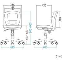 サンワサプライ OAチェア(ブラック) SNC-T146KBK 1個（直送品）