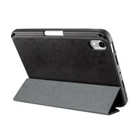 サンワサプライ iPad mini 2021 Apple Pencil収納ポケット付きケース PDA-IPAD1814BK 1個（直送品）