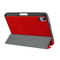 サンワサプライ iPad mini 2021 Apple Pencil収納ポケット付きケース PDA-IPAD1814R 1個（直送品）