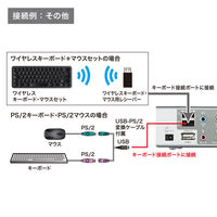 サンワサプライ デュアルリンクDVI対応パソコン自動切替器(2:1) SW-KVM2HDCN2 1個
