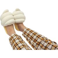 池田工業社 chobit on ソフトクリーム スリッパ バニラ 雑貨 350470 1個（直送品）