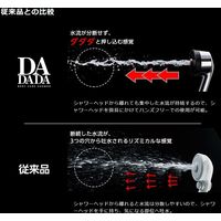 SANEI ボディケアシャワーヘッド(DADADA) PS3070-80XA-D 1個（直送品）