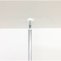 【軒先渡し】日本住器工業 突っ張り式 マガジン収納パーテーション PS-600 600×160×2040～2650mm ナチュラル 1台（直送品）