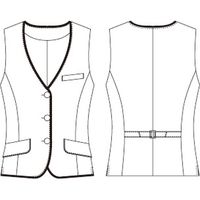 チクマ ベスト AR2446-1-15（直送品）