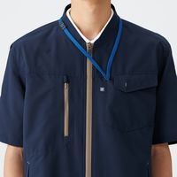 カーシーカシマ 半袖ブルゾン ネイビー LL CSU182 1着