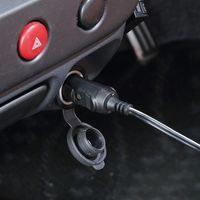 サンワダイレクト 車用強力ハンディクリーナー（コード式・サイクロン方式・すきまノズル/延長ホース付属・DC12V/シガーソケット付属） 1個（直送品）