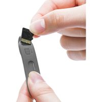 サンワダイレクト SIMカードホルダー（nanoSIMカード・microSD収納・SIMピン・2色セット・2個入り・シリコン製） 1個（直送品）