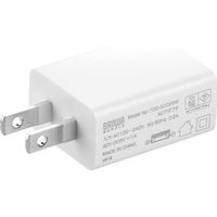 サンワダイレクト USB充電器（1ポート・1A・コンパクト・PSE取得・USB-ACアダプタ・iPhone充電対応） 700-AC026W 1個（直送品）