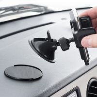 サンワダイレクト スマートフォン用車載ホルダー(手帳型対応・ワンタッチ取り外し・ダッシュボード・オートホールド・角度調整・ゲル吸盤)（直送品）