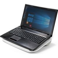 サンワダイレクト 膝上テーブル(ノートパソコン膝の上台・ホワイト) 200-HUS005W 1個（直送品）