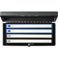 サンワダイレクト 鍵付きファイルボックス（マイナンバー対策・取手付き・書類入れ・A4ファイル収納可能・セキュリティボックス・ブラック） 1個（直送品）