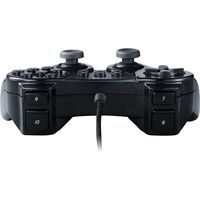 サンワダイレクト 多ボタンゲームパッド（16ボタン・全ボタン連射対応・振動機能付・日本製高耐久シリコンラバー使用） 400-JYP62UBK 1個（直送品）