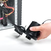 サンワダイレクト 電動エアダスター(強力・AC電源・シガープラグ) 200-CD033 1個（直送品）