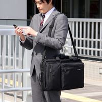 サンワダイレクト 【おすすめ人気】3WAYビジネスバッグ（鍵・マチ拡張・出張対応1～2泊） 200-BAG048 1個（直送品）