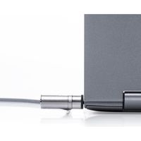 サンワダイレクト ノーブルロック対応セキュリティワイヤー（セキュリティワイヤー・Nobleロック・盗難防止・シリンダ錠・ワイヤー長2m） 1個（直送品）