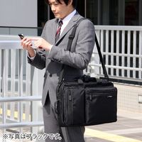 サンワダイレクト 3WAYビジネスバッグ（鍵・マチ拡張・出張対応1～2泊・ネイビー） 200-BAG048NV 1個（直送品）