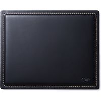 サンワダイレクト 姫路レザーマウスパッド（日本製・おしゃれ・ブラック） 200-MPD017BK 1個（直送品）