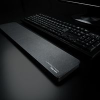 サンワダイレクト キーボード用リストレスト（フルキーボード用・クッション・疲労軽減・ブラック） 200-TOK009 1個（直送品）