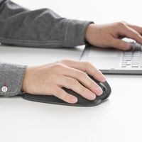 サンワダイレクト エルゴマウス(右利き・疲労軽減・フィンガーフラップ・DPI切替・赤色光学センサー) 400-MA108R 1個（直送品）